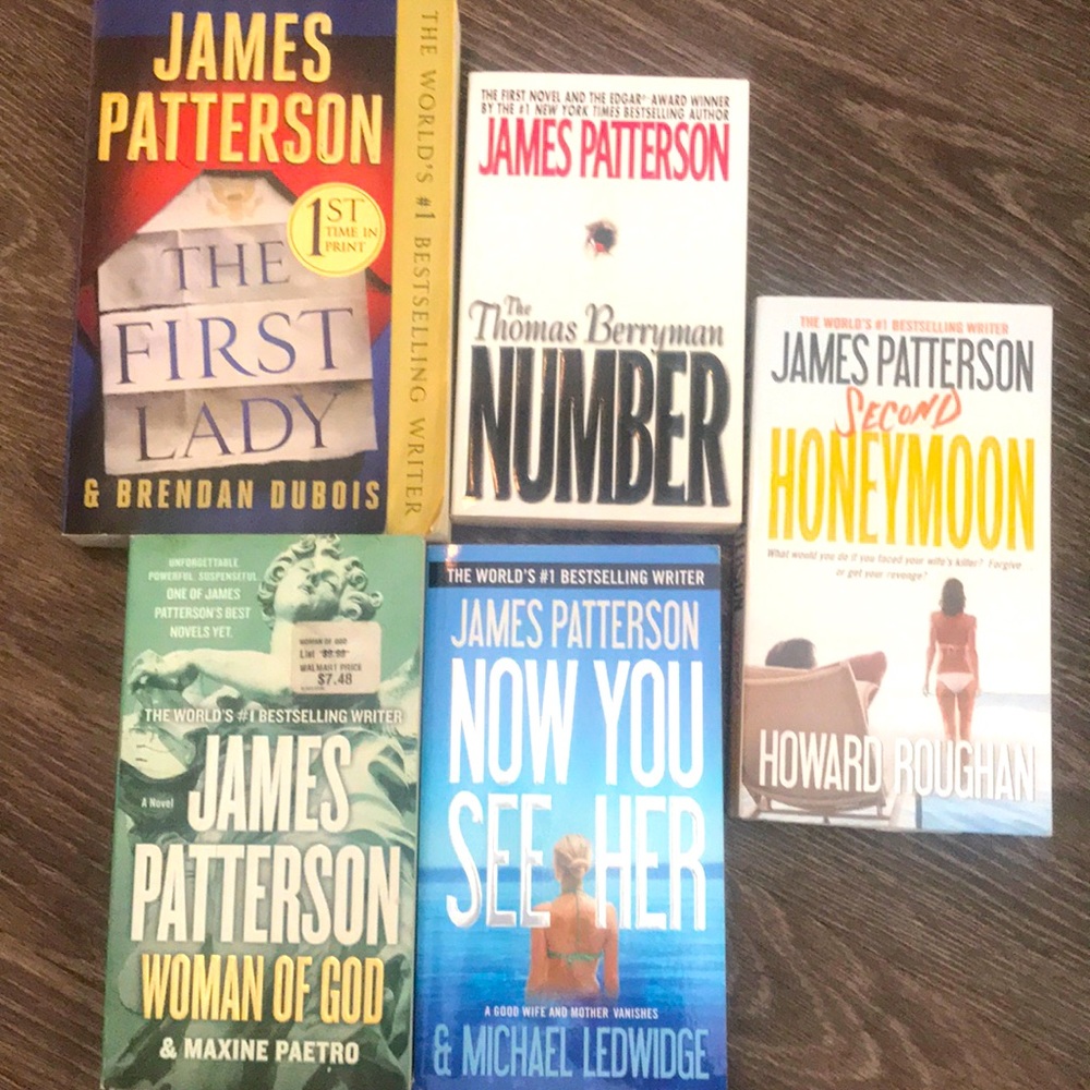 James Patterson Books (5)